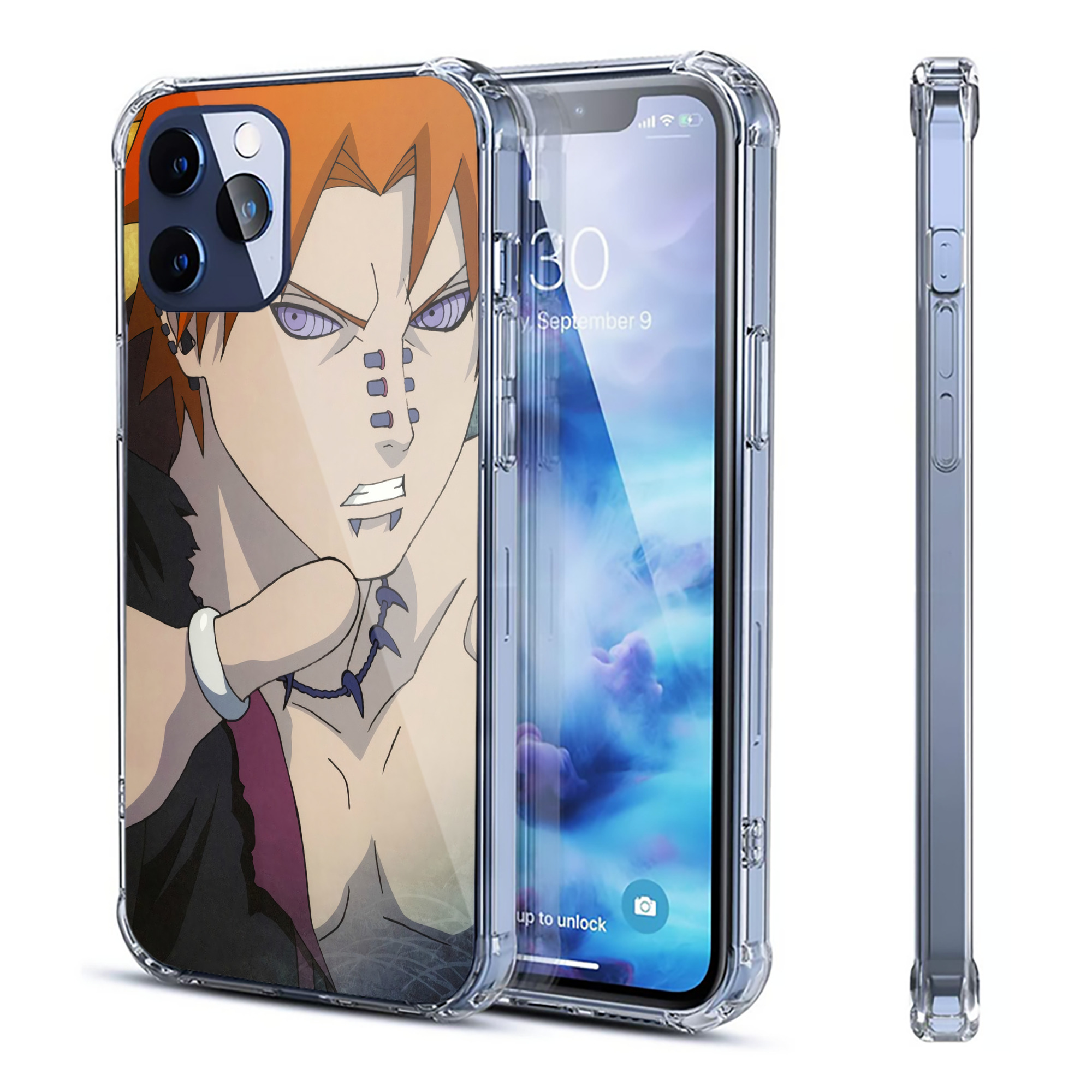 （画像用） NARUTO -ナルト- NARUTO -ナルト- 疾風伝 【iPhone 12シリーズ対応】透明スマホケース（クリアソフトケース）